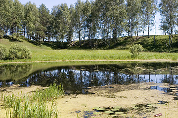 Image showing forest lake