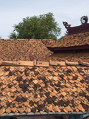 Image showing Asian roofs
