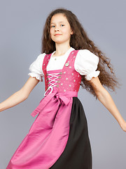 Image showing traditional bavarian girl