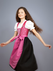 Image showing traditional bavarian girl