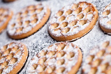 Image showing fresh homemade honey cookies