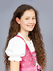 Image showing traditional bavarian girl