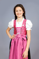 Image showing traditional bavarian girl