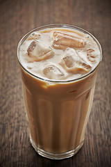 Image showing iced coffee with milk