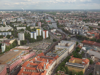 Image showing Berlin aerial view