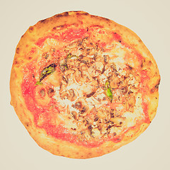 Image showing Retro look Pizza picture