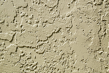 Image showing painted stucco wall abstract background in sunshine
