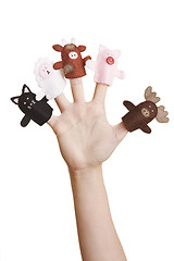 Image showing finger puppets