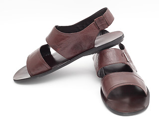 Image showing brown flip-flops