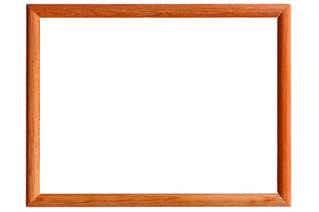 Image showing Vintage Photo Frame Isolated On White Background