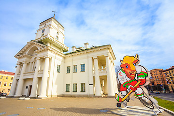 Image showing Volat, the official mascot of the 2014 IIHF World Championship i