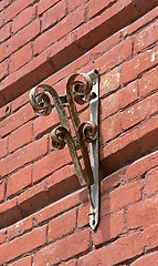 Image showing Vintage flag holder.