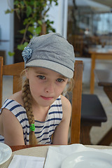 Image showing Beautiful blonde little girl