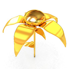 Image showing Gold flower