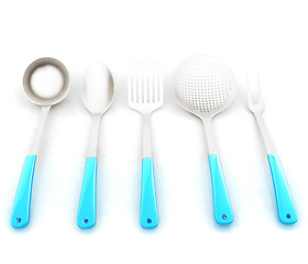 Image showing cutlery on a white background 