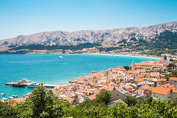 Image showing Baska, Krk, Croatia, Europe.