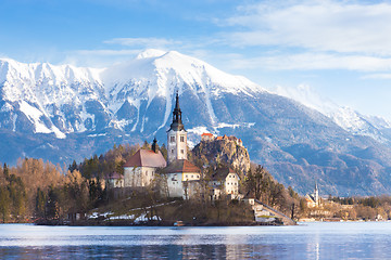 Image showing Bled lake, Slovenia, Europe.