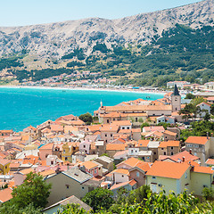 Image showing Baska, Krk, Croatia, Europe.