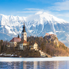 Image showing Bled lake, Slovenia, Europe.