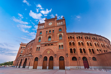 Image showing Bullring in Madrid, Las Ventas, Spain.