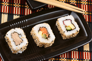 Image showing Japanese maki sushi