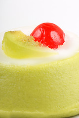 Image showing Sicilian cassata close-up