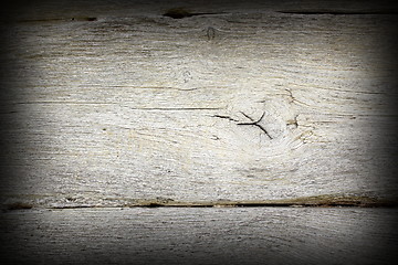 Image showing crack on old oak wood