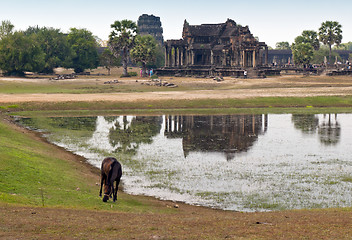 Image showing Angkor Wat temple complex, Cambodia