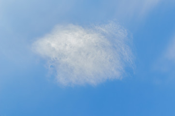 Image showing white clouds in blue sky