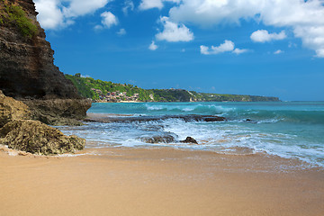 Image showing Surf waves and turqoise water