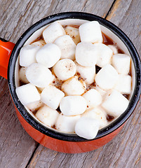 Image showing Hot Chocolate with Marshmallows