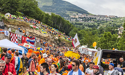 Image showing Audience of Le Tour de France