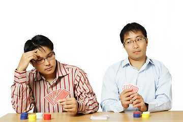Image showing Playing poker