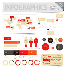 Image showing Infographic design elements