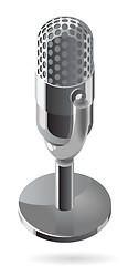 Image showing Isometric icon of microphone