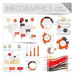 Image showing Infographic design elements