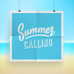 Image showing Summer holiday poster design