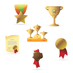 Image showing Icons for awards