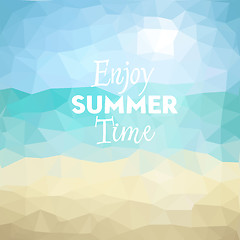 Image showing Summer holiday tropical beach background