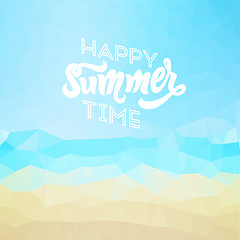 Image showing Summer holiday tropical beach background