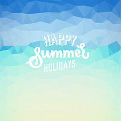 Image showing Summer holiday tropical beach background