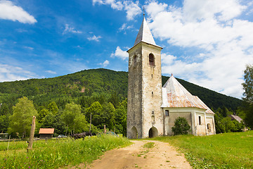 Image showing Church in Srednja vas near Semic, Slovenia.