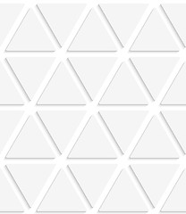 Image showing White triangular simple seamless