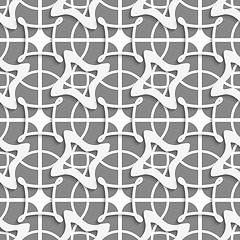 Image showing Gray geometric with layering