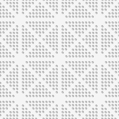 Image showing White dots perforated seamless