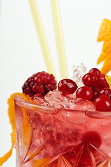 Image showing Berries cocktail