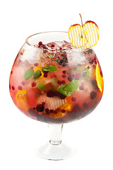 Image showing Berries and fruit cocktail