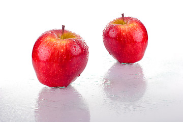 Image showing Two Red Apples