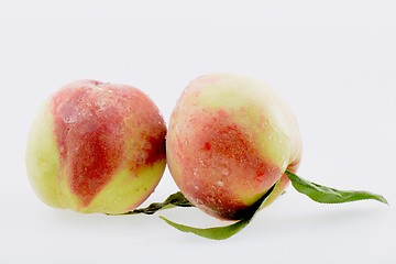 Image showing Fresh peach fruits