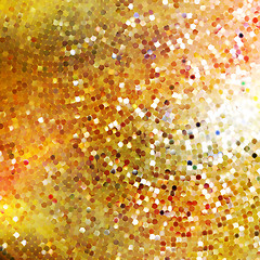 Image showing Design on gold glittering background. EPS 10